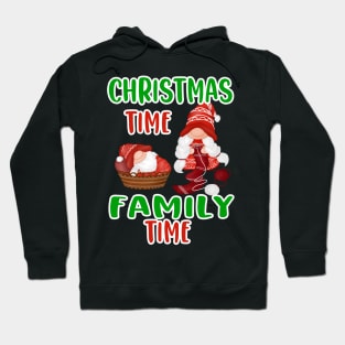 Christmas time Family time,Christmas family design Hoodie